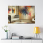 Vibrant Harmony: Dynamic Abstraction - Canvas