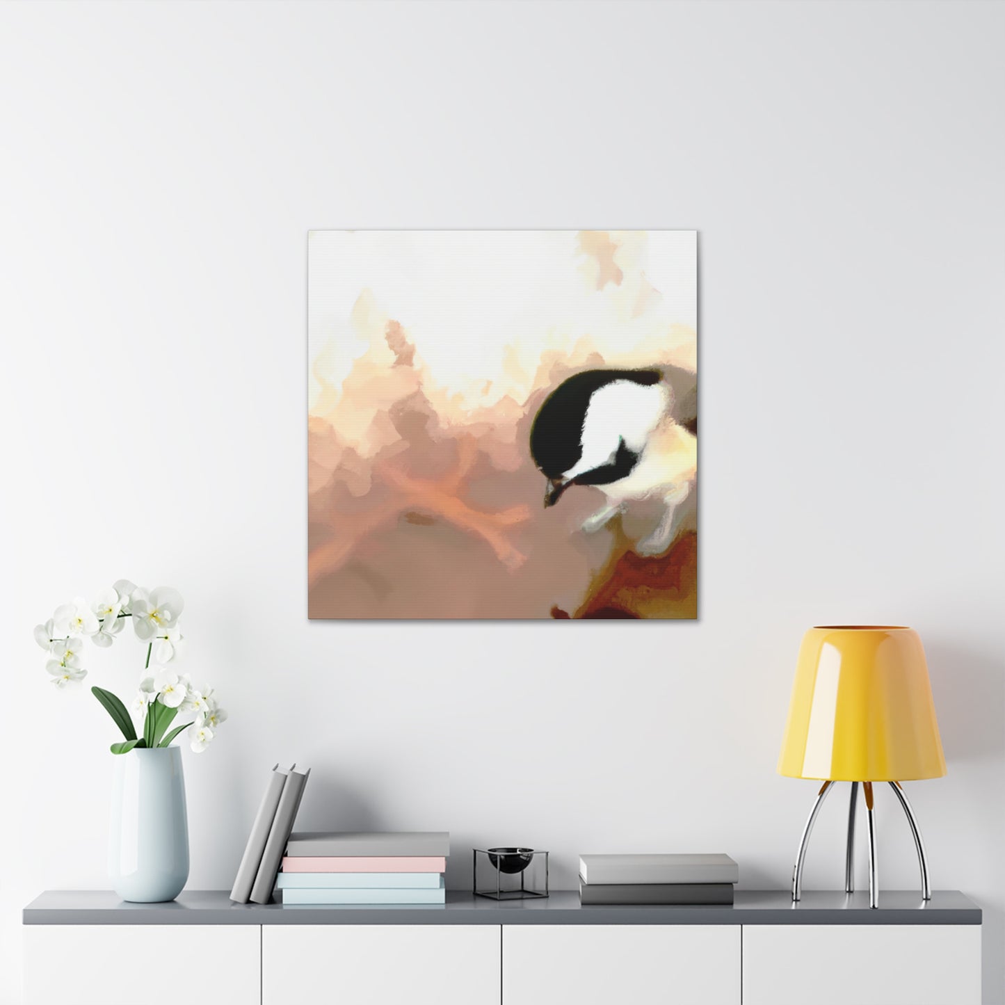 Chickadee Abstractionists - Canvas