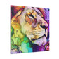 Lion in Fauvism - Canvas