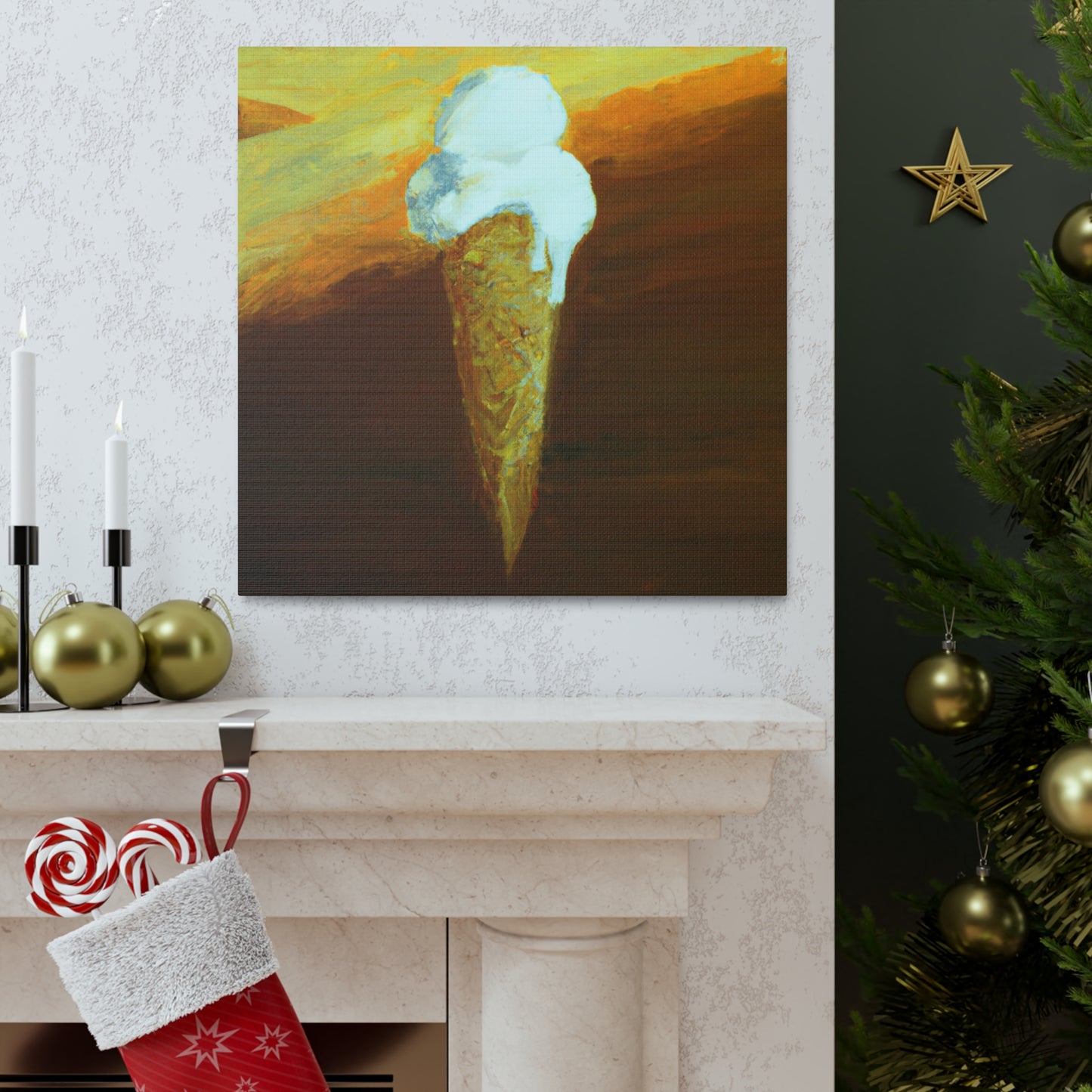 "Cone of Summer Joy" - Canvas