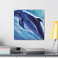 "Dolphin in its Splendor" - Canvas