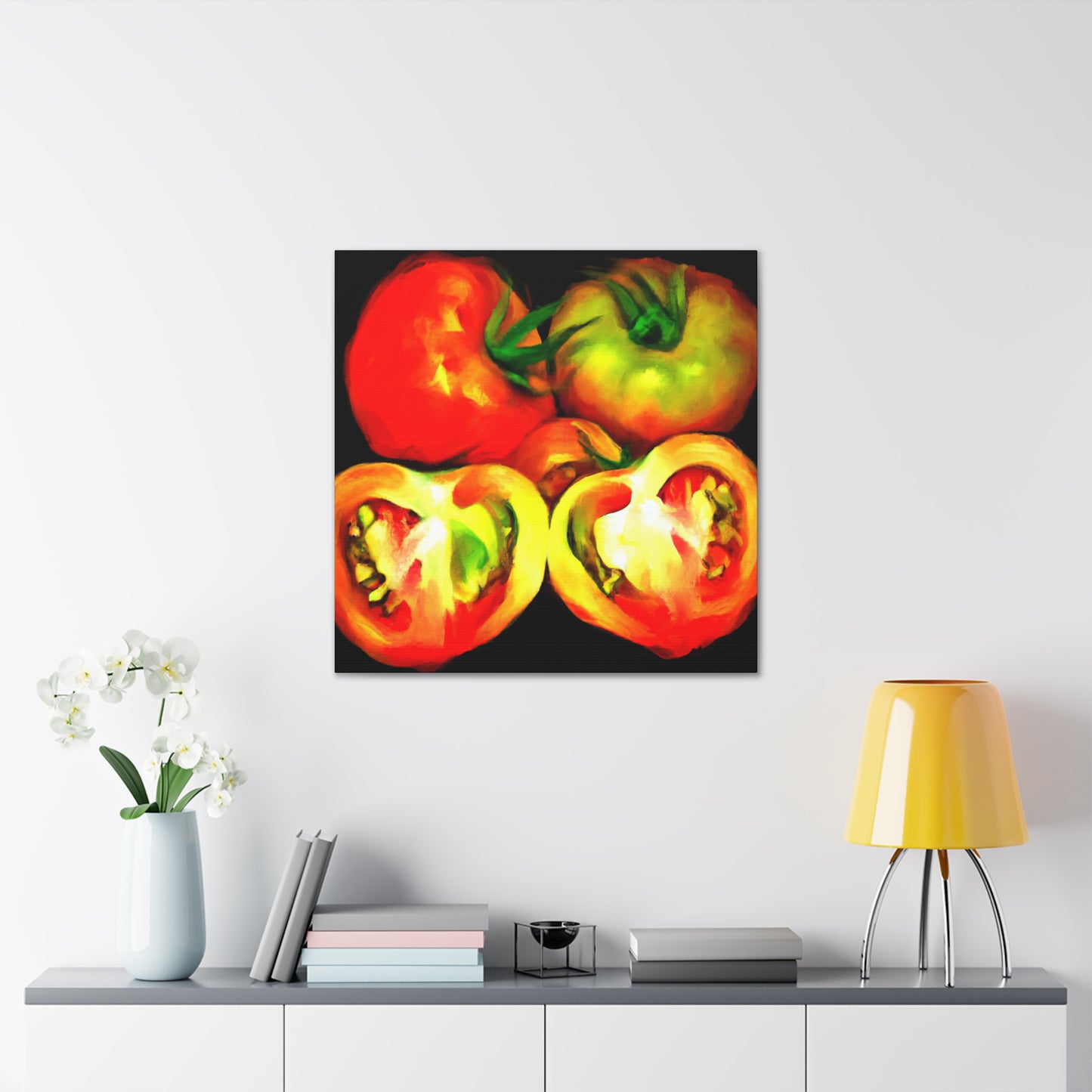 Tomato Temptation Unleashed - Canvas