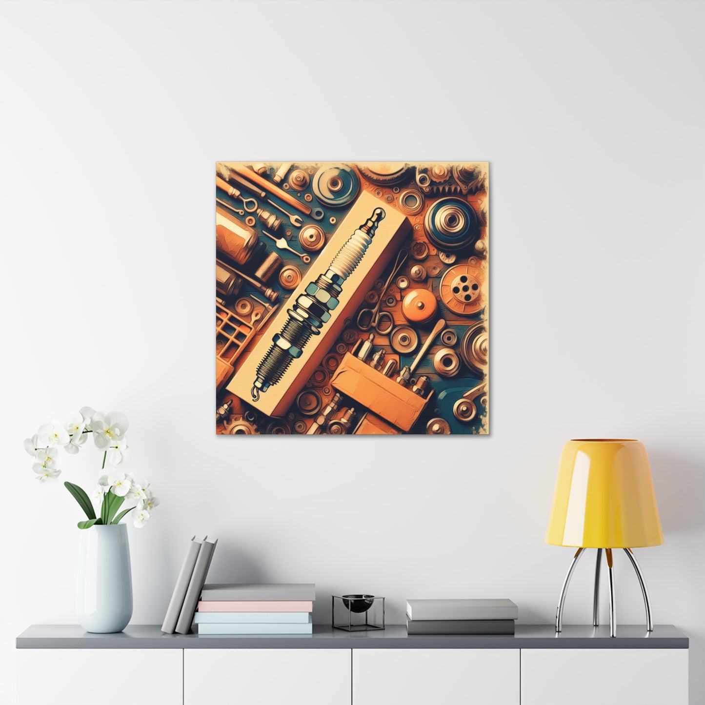 "Igniting Industrial Revolution" - Canvas