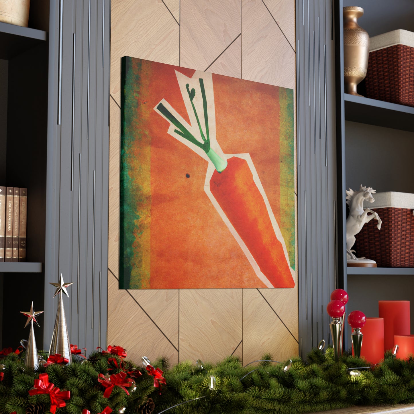 "Carrot in Art Deco" - Canvas