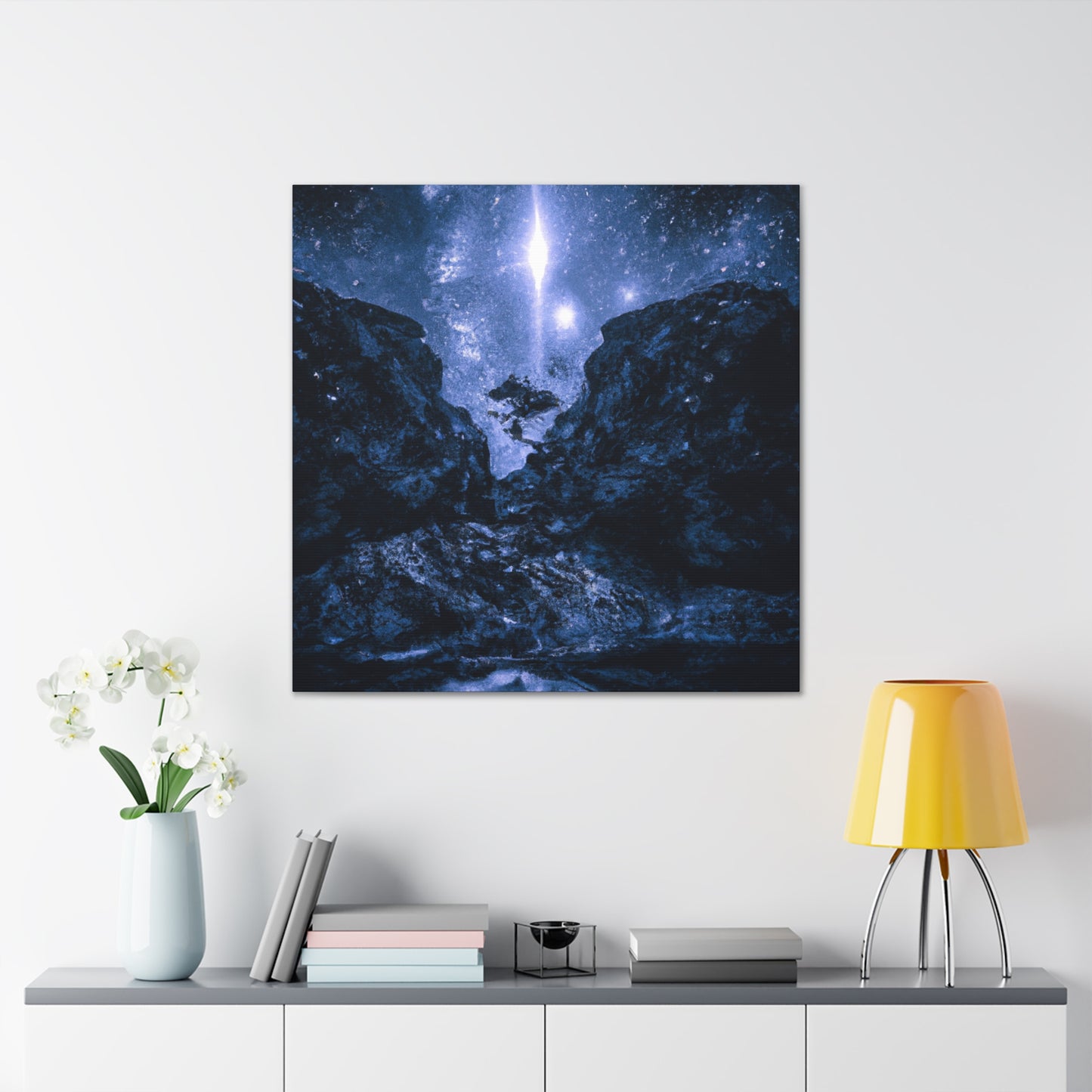 Mystic Moon Mirage - Canvas