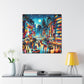 "Midnight Metropolis Mirage" - Canvas