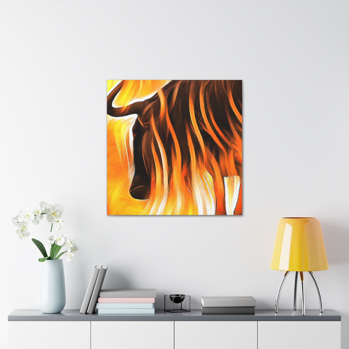 Wildebeest in Nature - Canvas