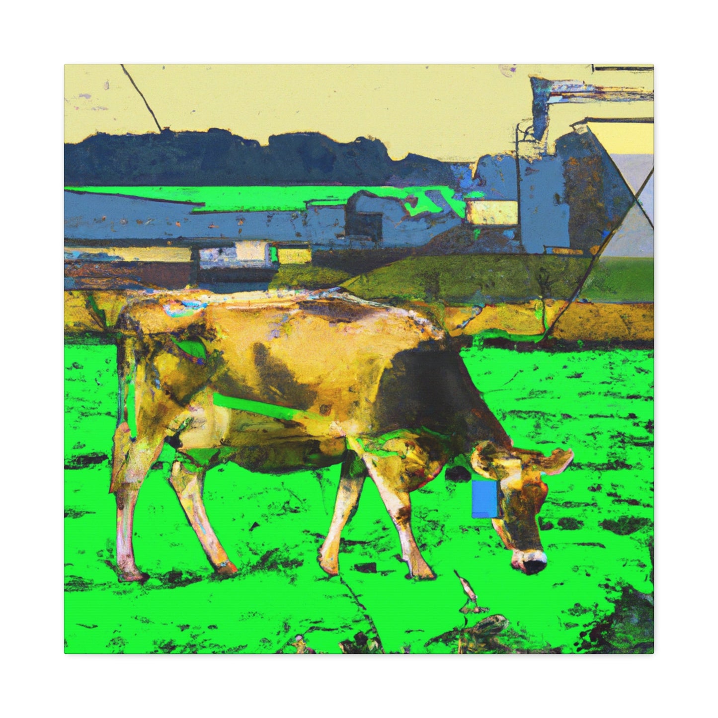 "Cow On The Farm" - Canvas