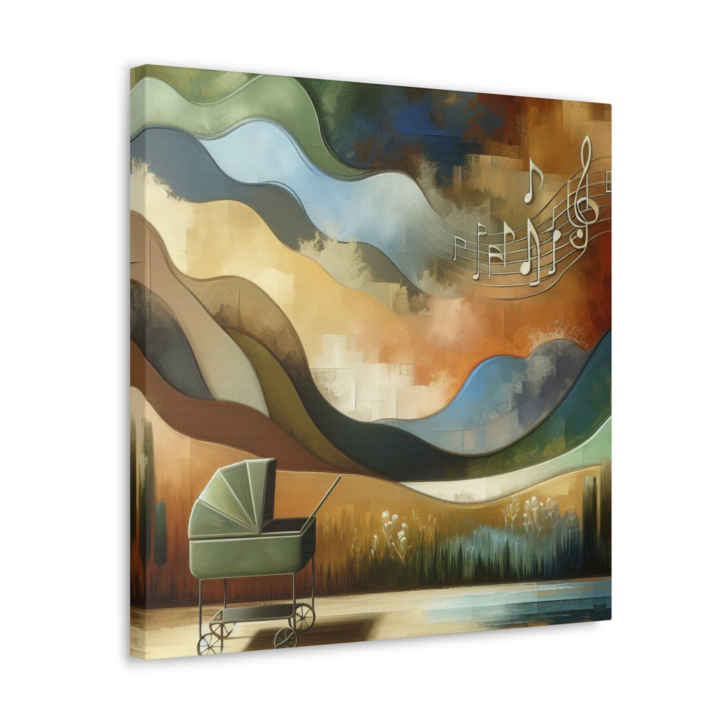 Whispering Melodies in Nature - Canvas