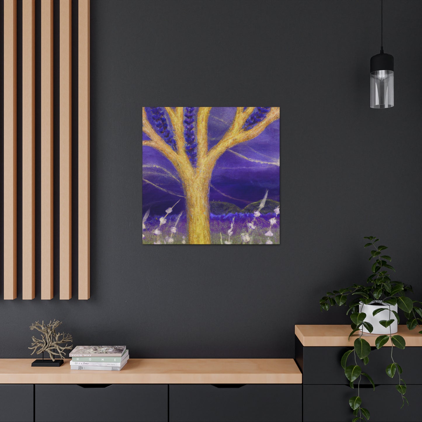 "Lavender Surrealist Dream" - Canvas