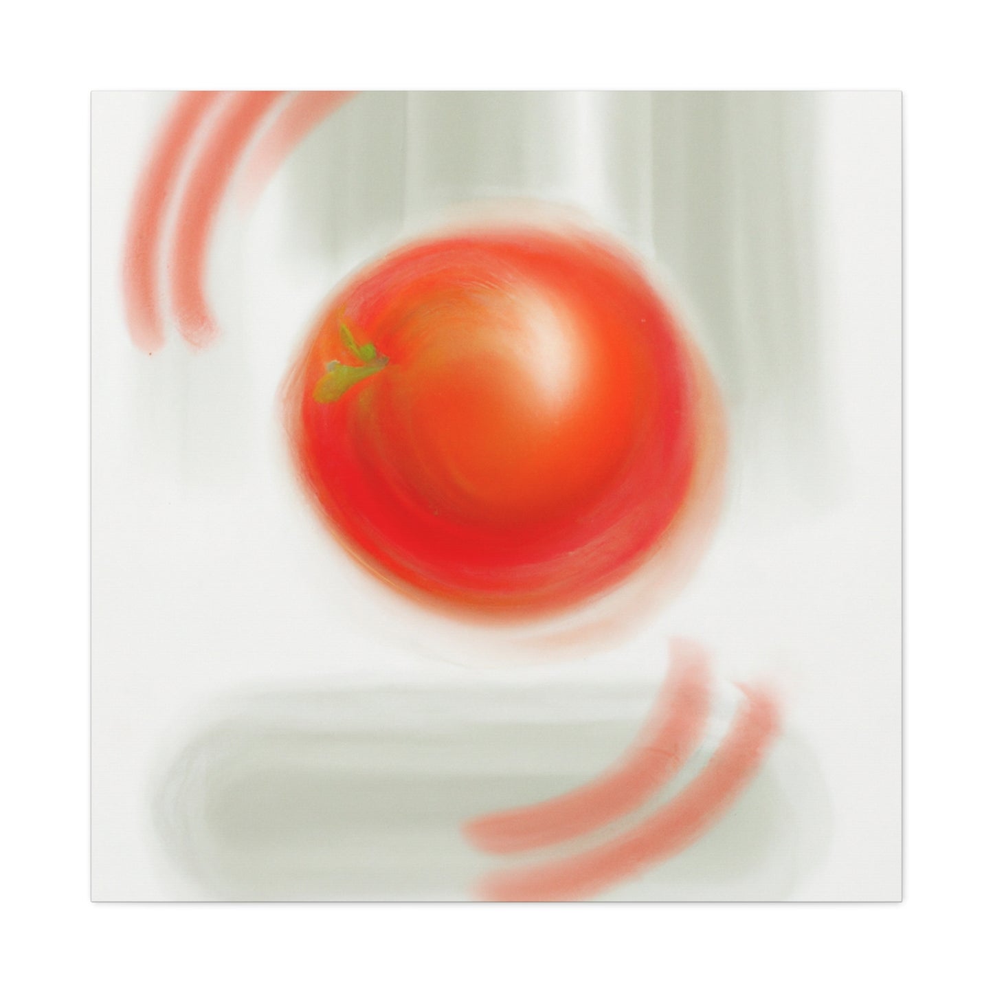 Tomato: Minimalist Masterpiece - Canvas