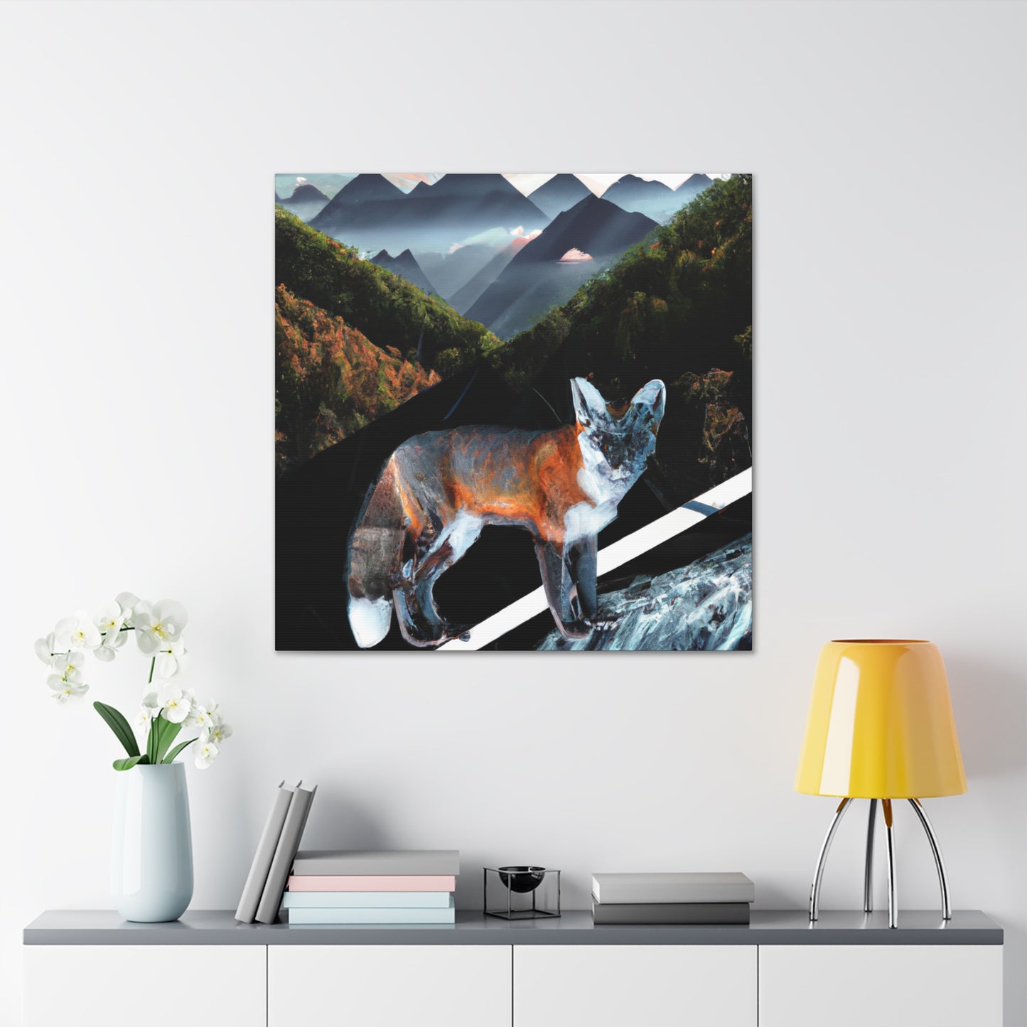 Fox in the Wild - Canvas