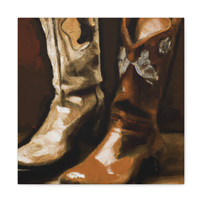 "Fading Footwear Memories" - Canvas