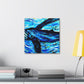 Whales in the Moonlight - Canvas