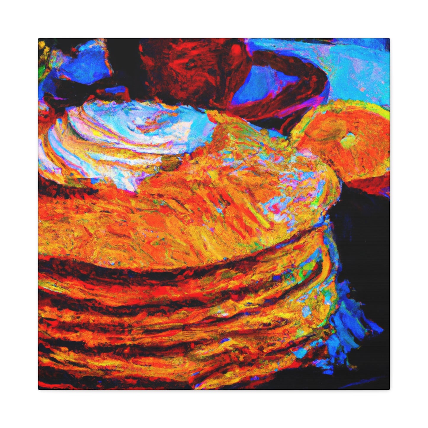 "Pancakes and Post-Impressionism" - Canvas