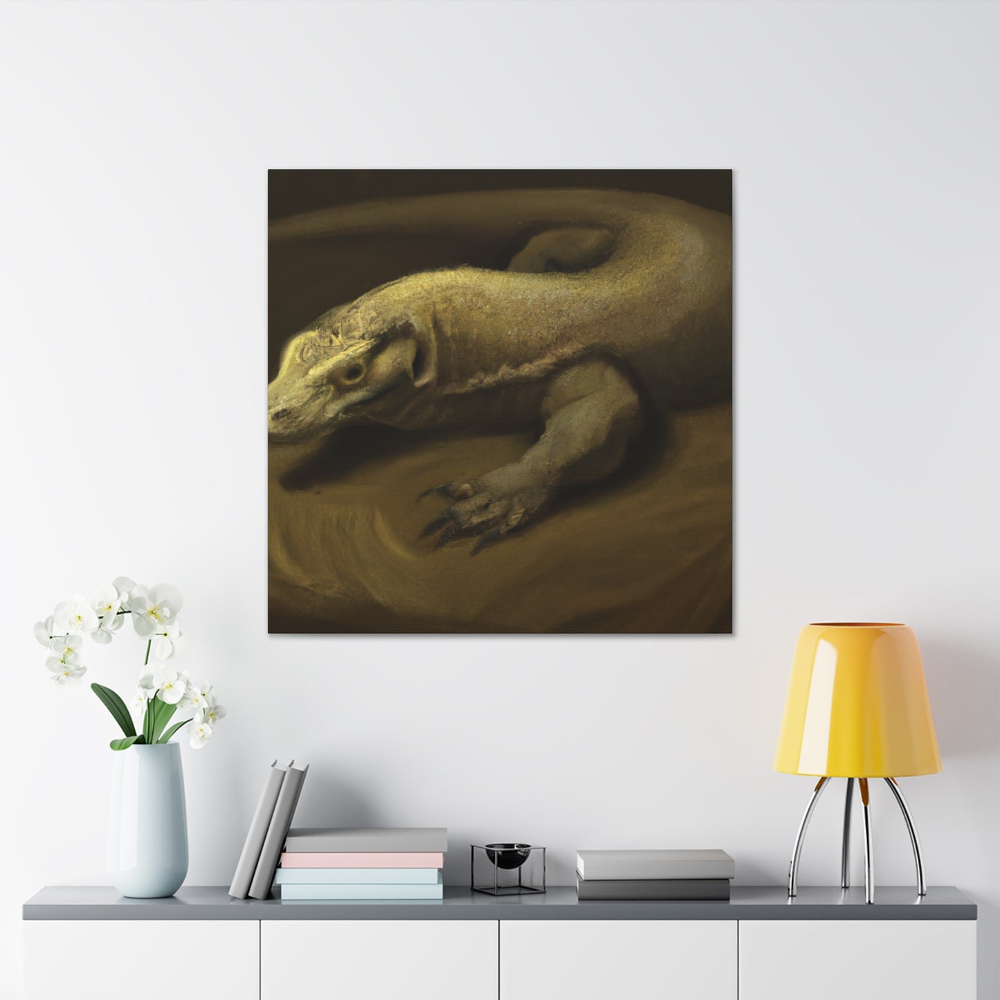 Komodo Dragon Majesty - Canvas