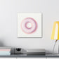 "Minimalist Doughnut Dream" - Canvas