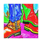 "Boots in Fauve Colors" - Canvas