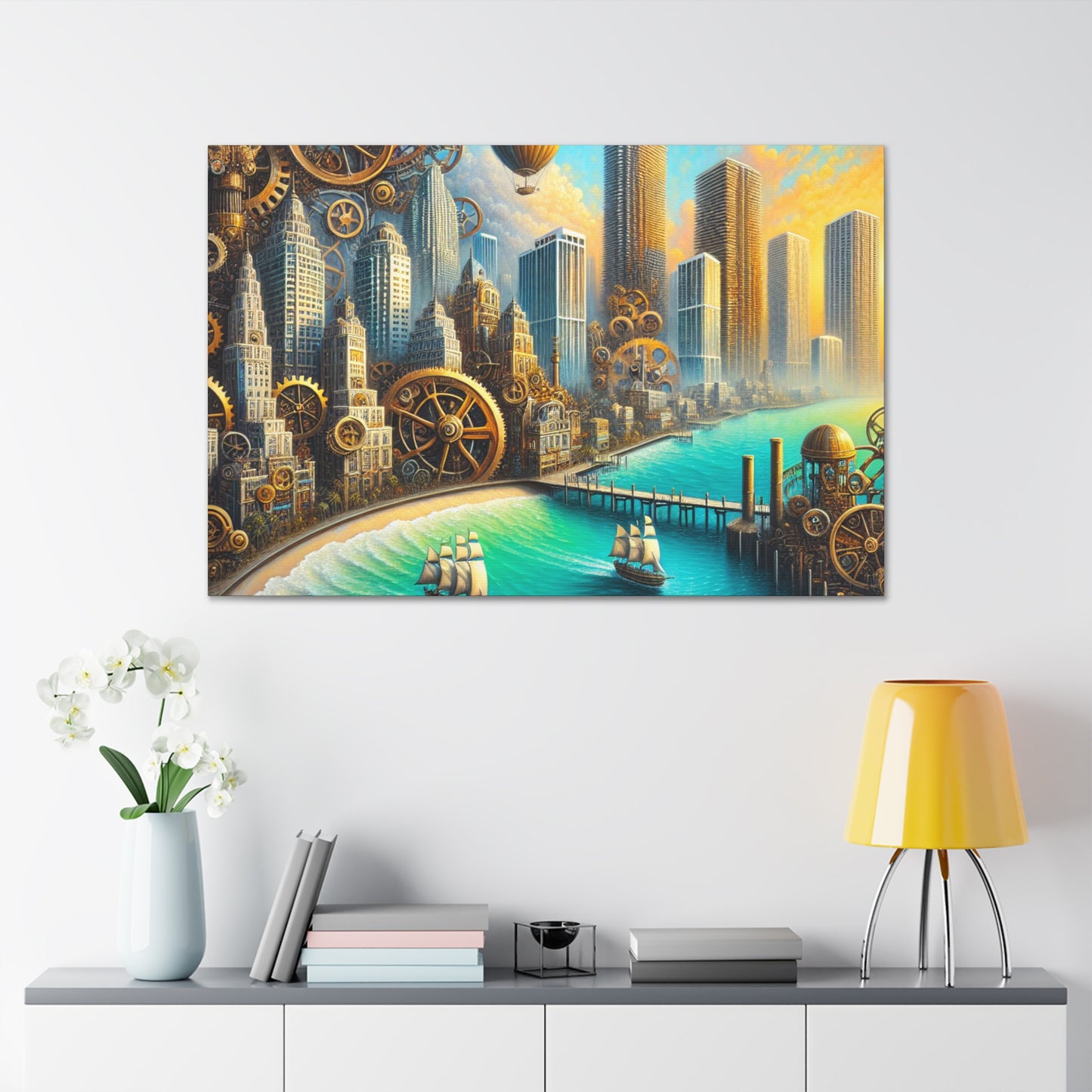 "Steamy Miami Dreams" - Canvas