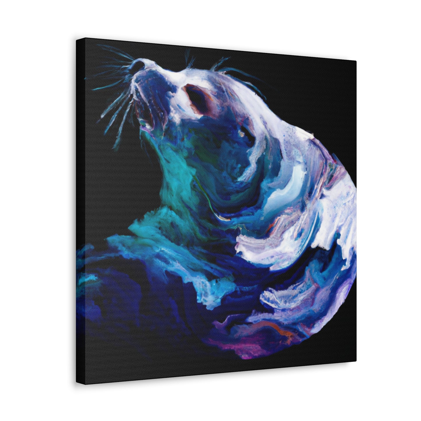 "Harp Seal Splendor" - Canvas