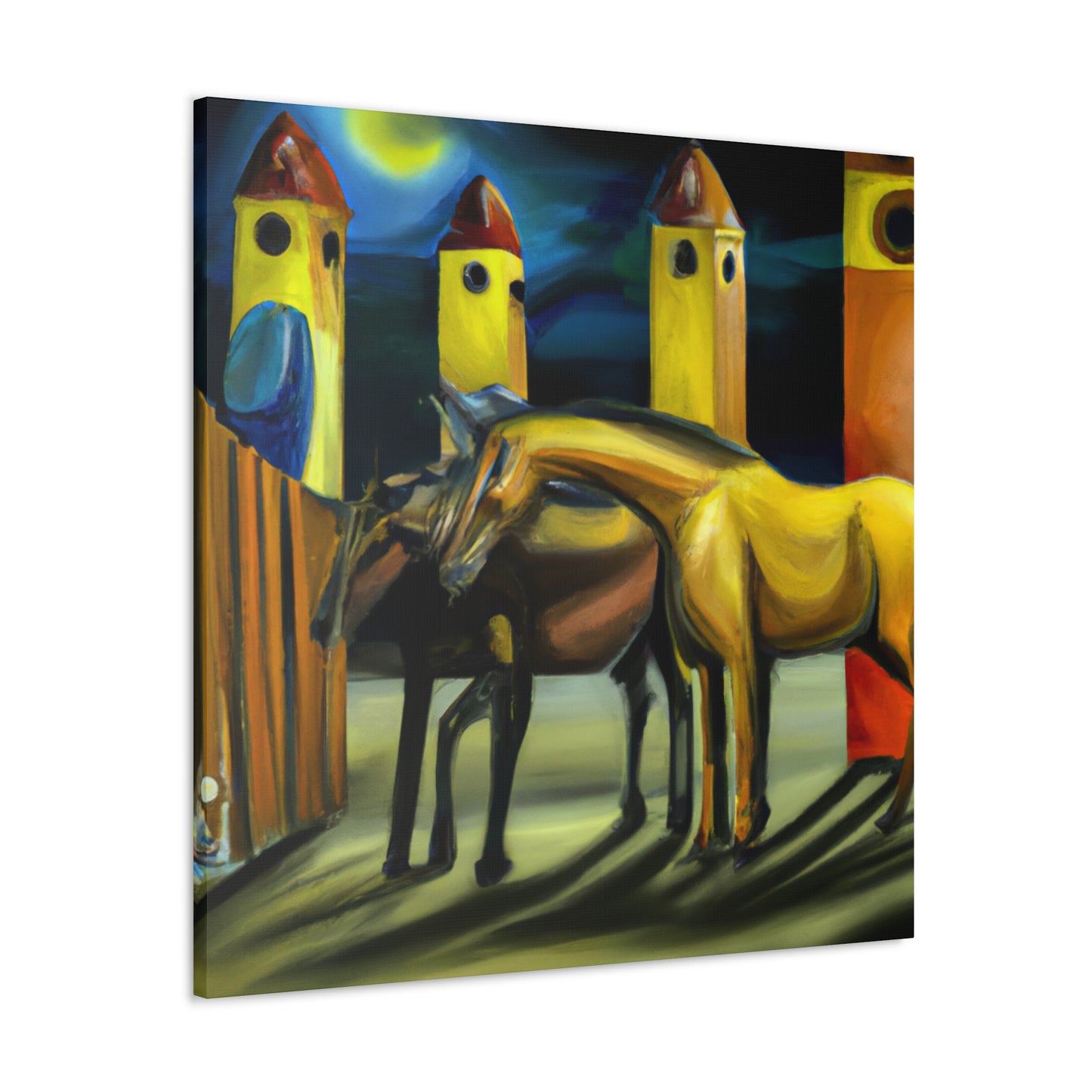 Horse Riderless Gallop - Canvas