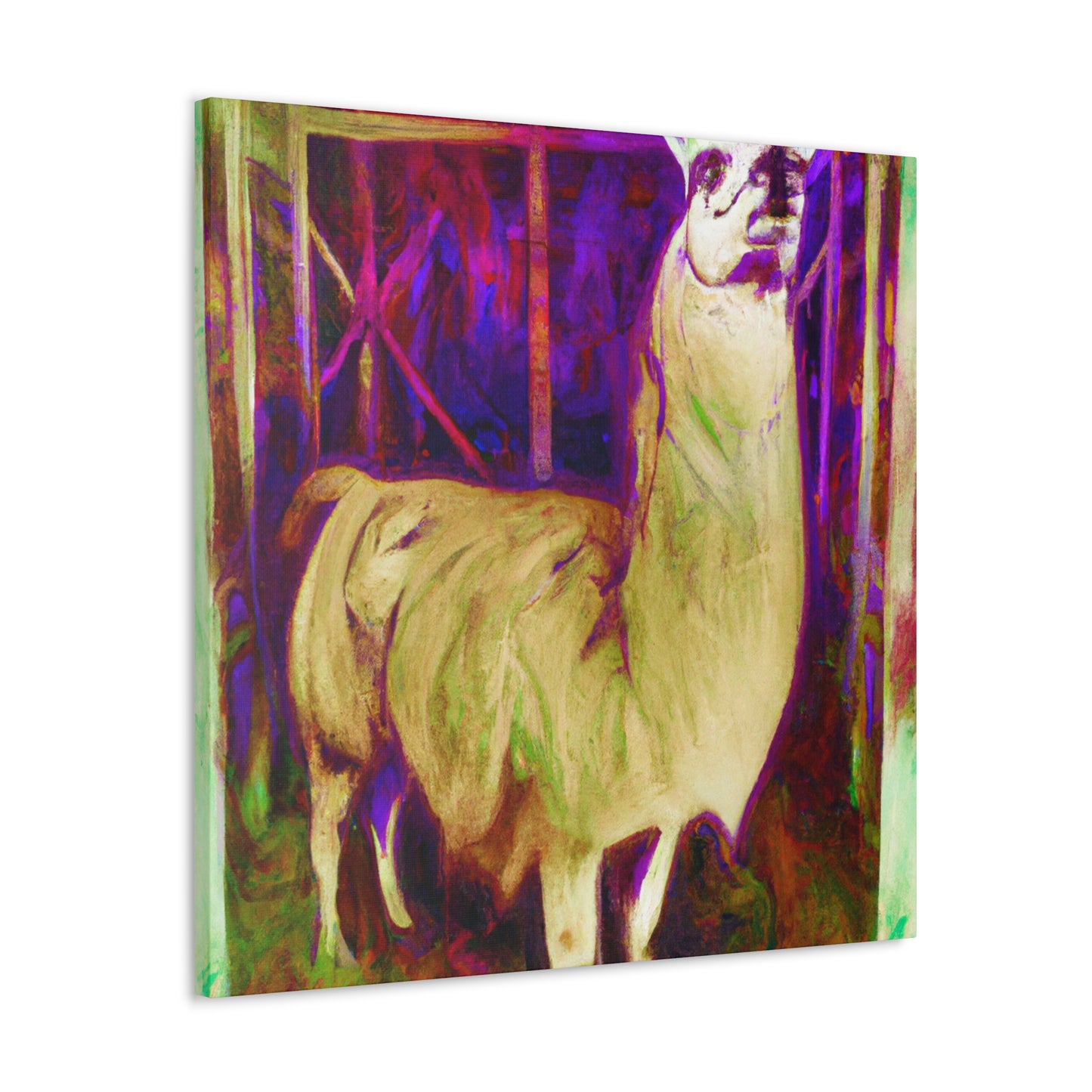 Llama Majestic Splendor - Canvas