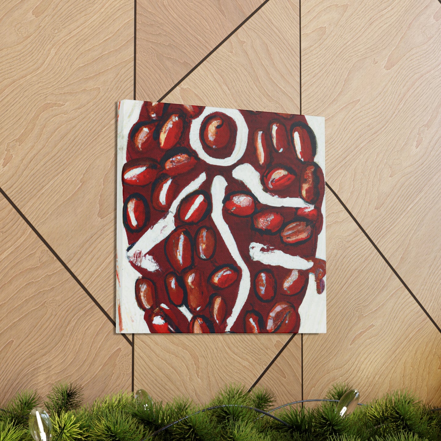 "Coffee Beans Reflection" - Canvas