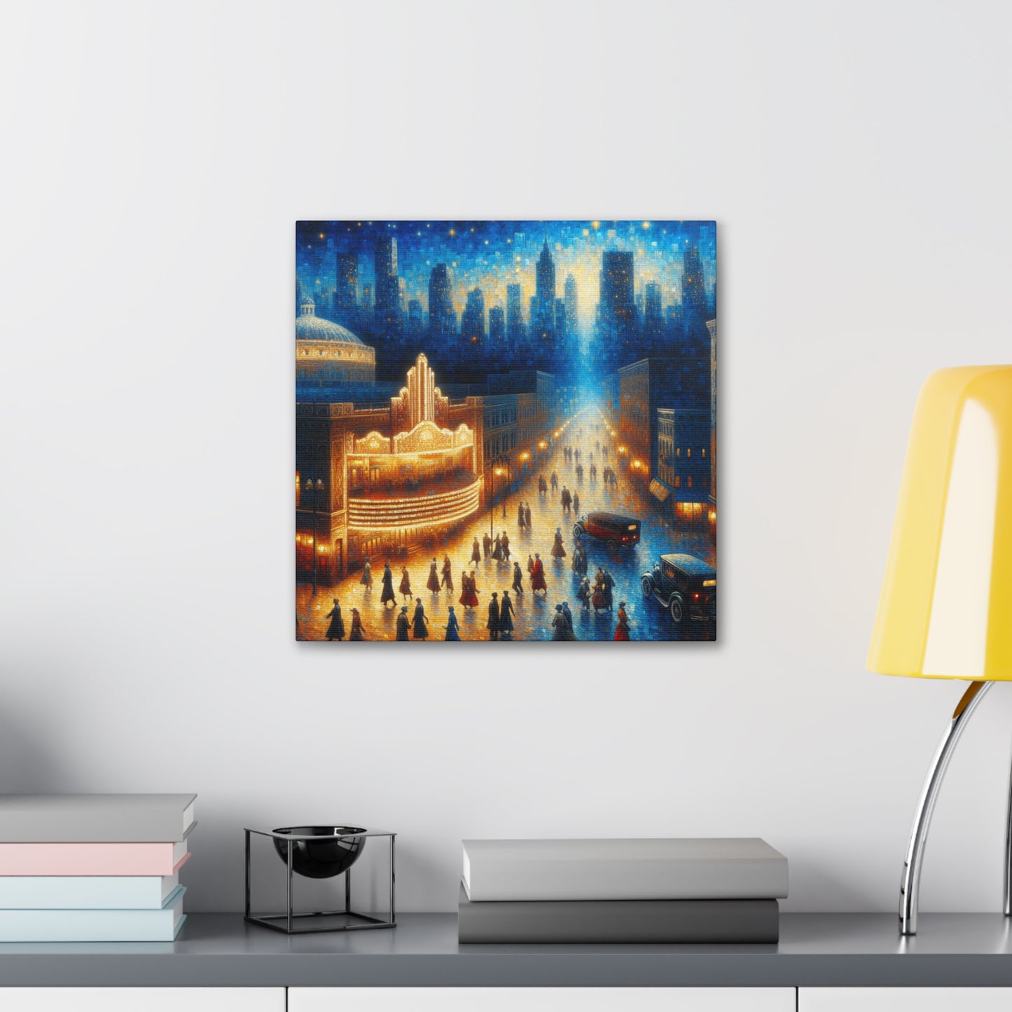 "Enchanting Urban Tapestry" - Canvas