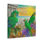 "Amazon Parrots in Splendor" - Canvas