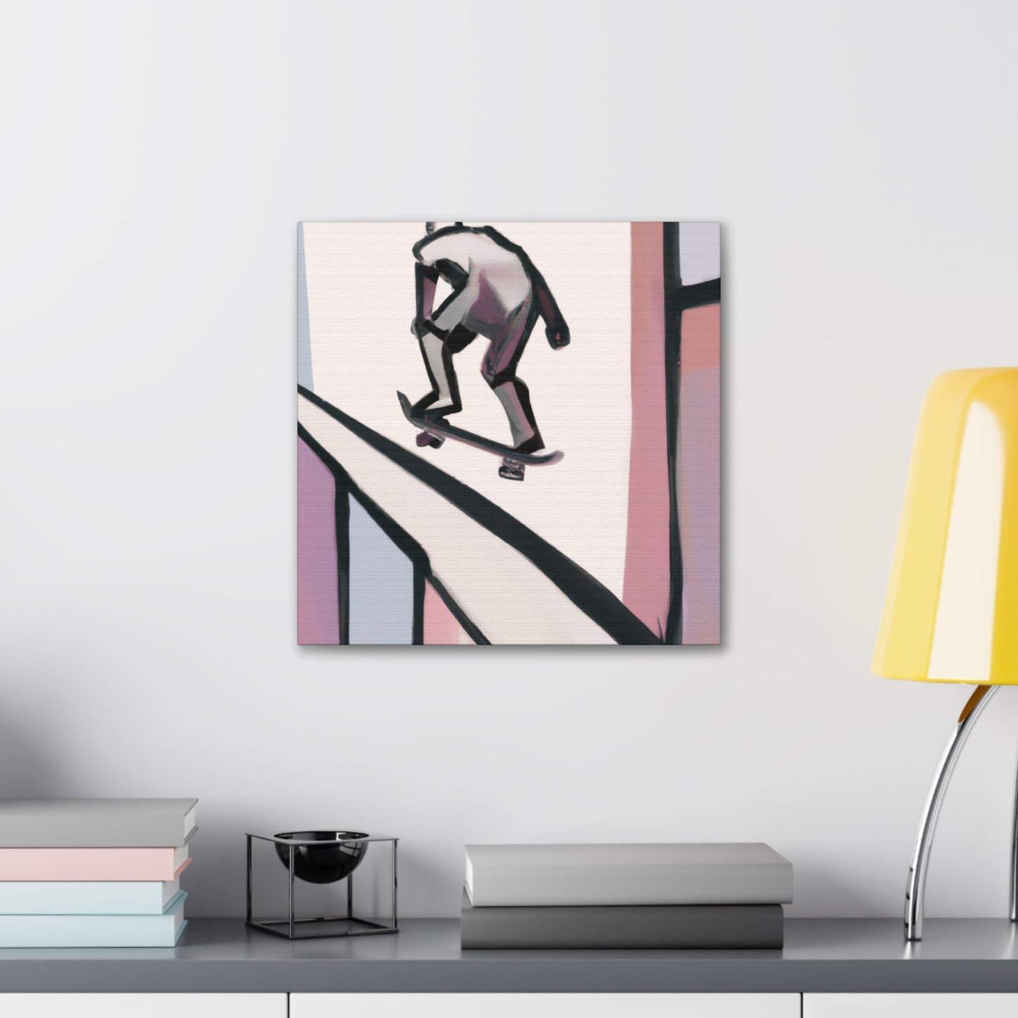 Skateboarding Expressionism - Canvas