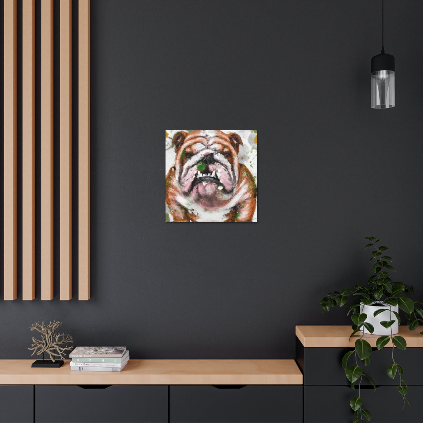 English Bulldog Bliss - Canvas