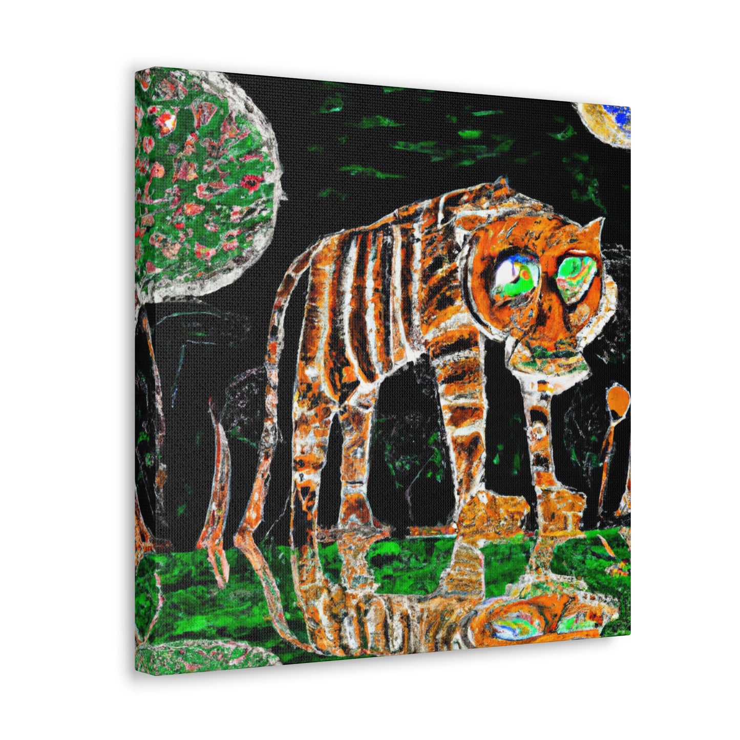 "Tiger on a Star" - Canvas