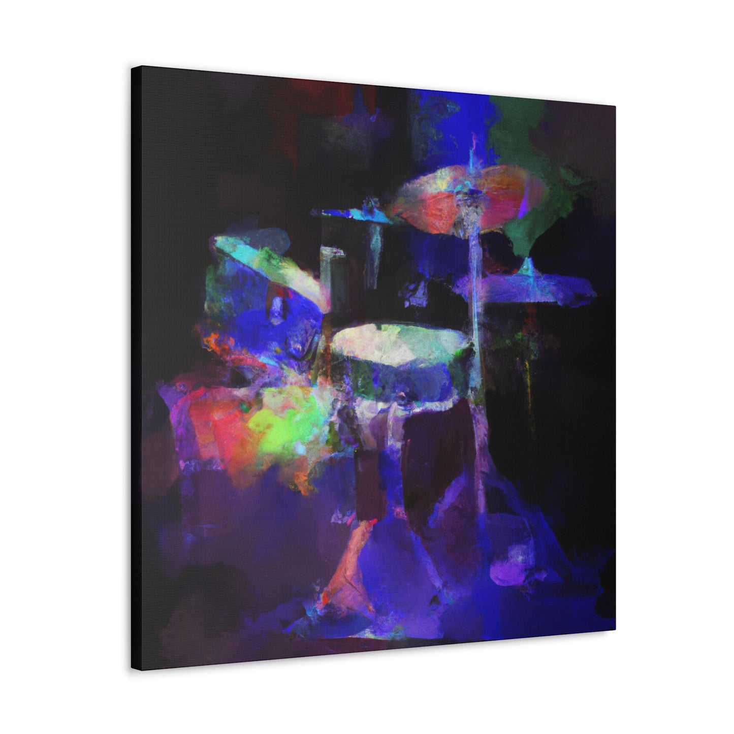 "Rhythmic Drum Impressionism" - Canvas