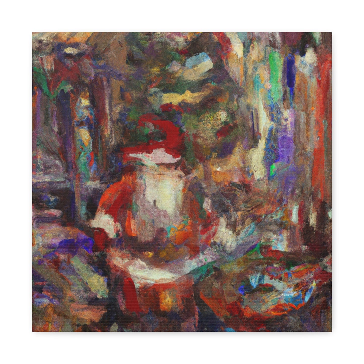 "Santa's Workshop Impressions" - Canvas