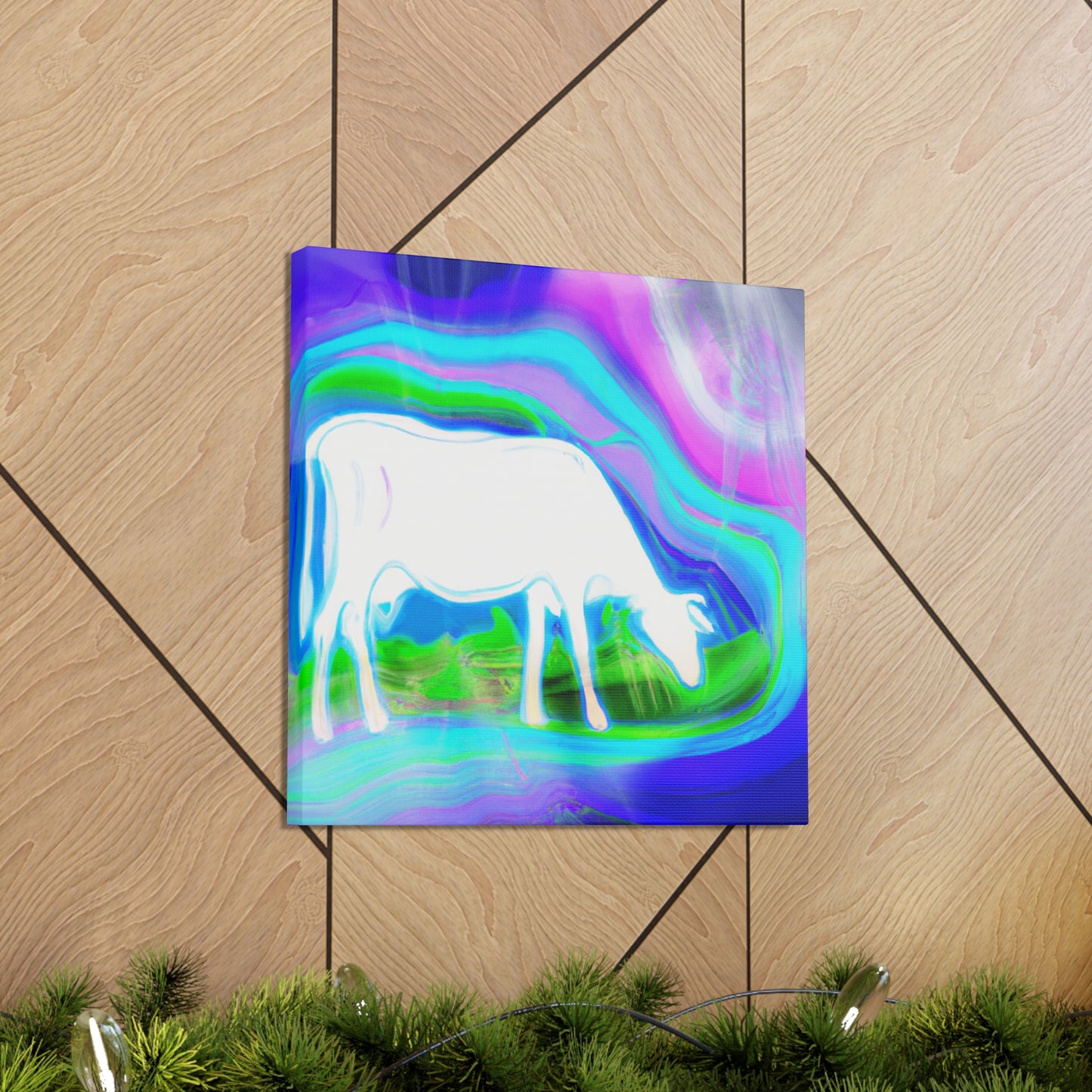 "Majestic Milk Cow Velvet" - Canvas