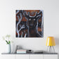 Reindeer in Abstraction - Canvas