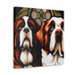 Saint Bernard Slumbering - Canvas