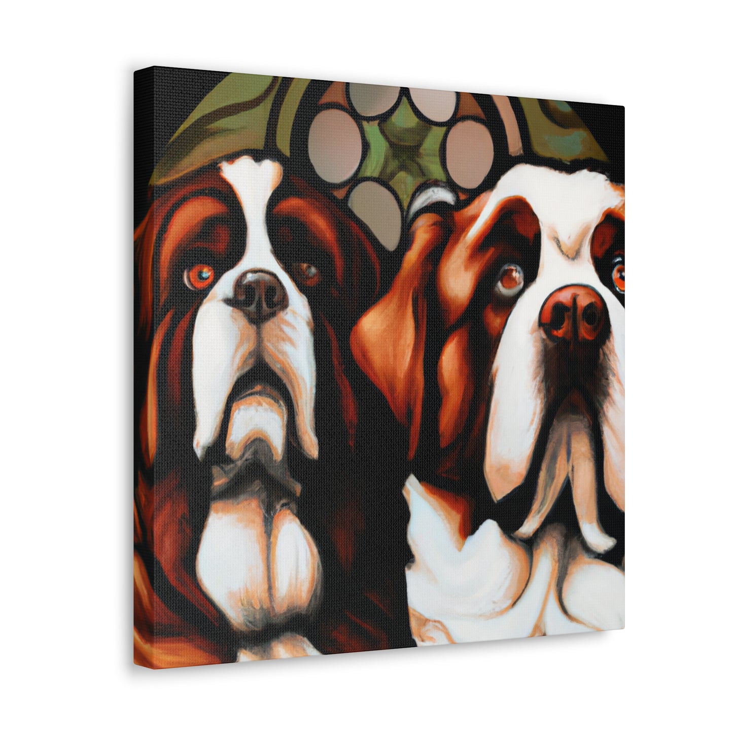 Saint Bernard Slumbering - Canvas