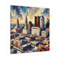 "The Vibrant Urban Odyssey" - Canvas