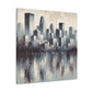 Cityscape Symphony Journey Home - Canvas