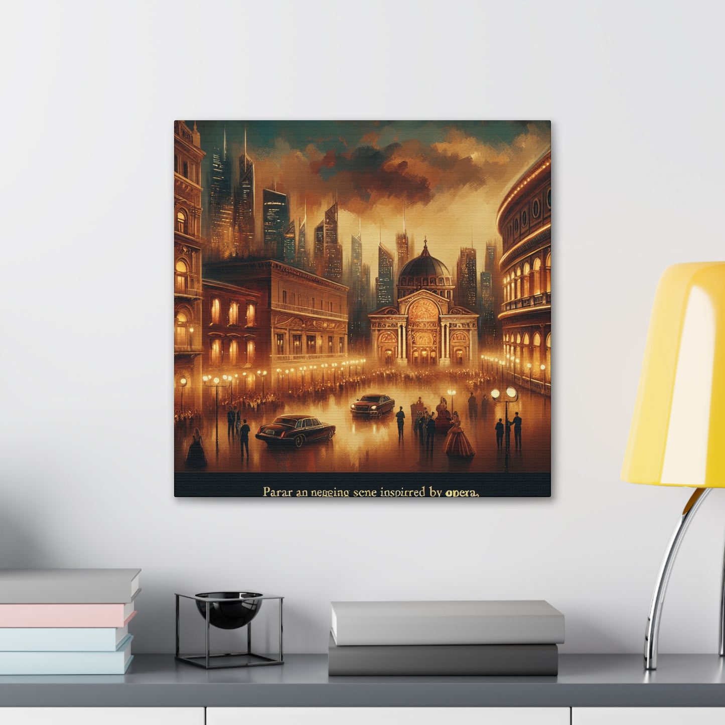 Opera in Garden Splendor - Canvas