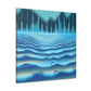 "Sonic Art Deco Wave" - Canvas