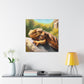 "Bearded Dragon Harmony" - Canvas