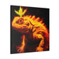 "Horned Lizard Reflection" - Canvas