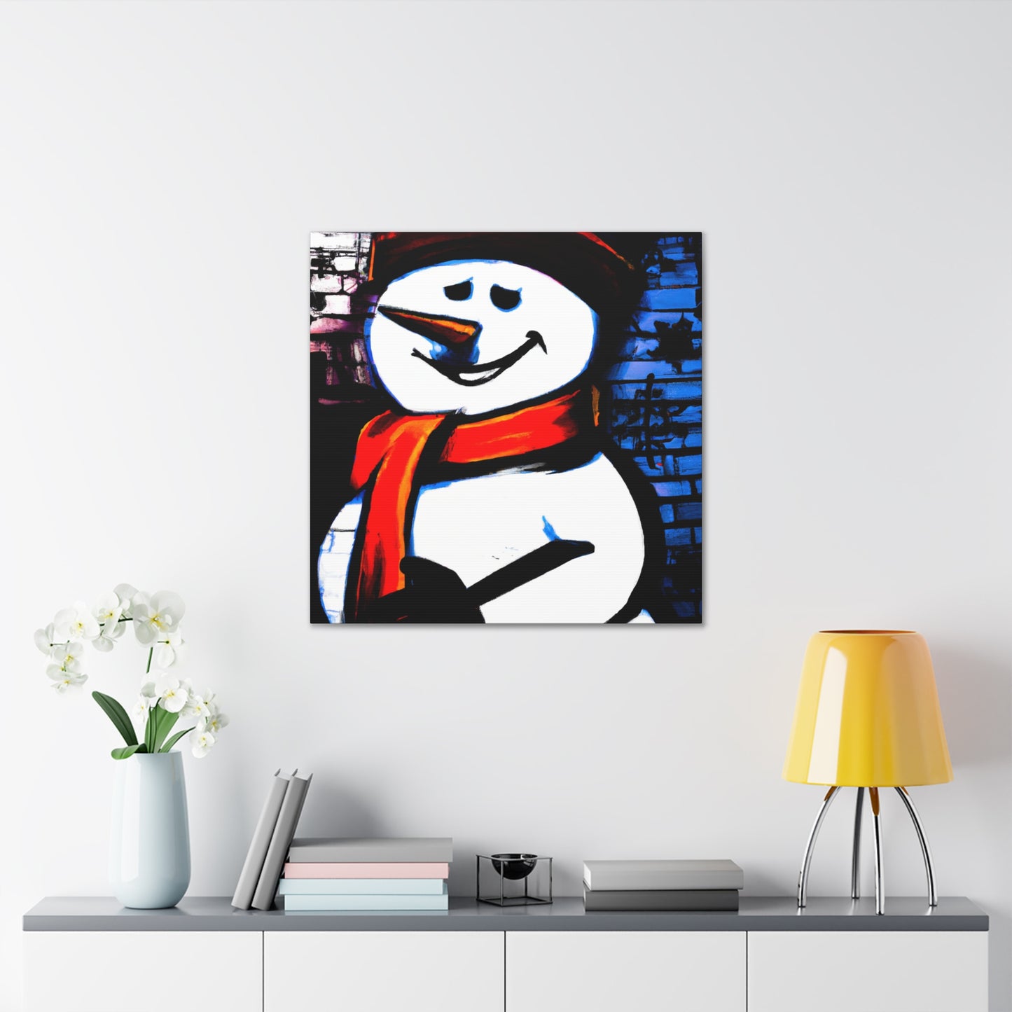 Snowman Winter Wonderland - Canvas