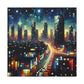 "Nightscape Luminescence" - Canvas