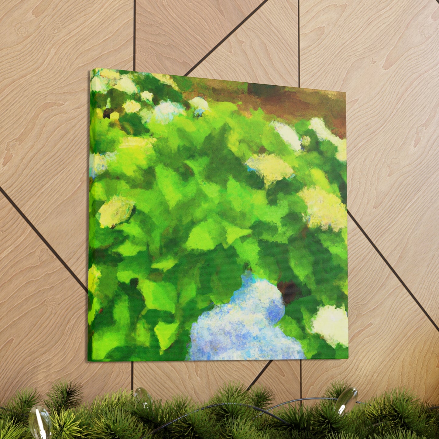 "Hydrangea in Impressionism" - Canvas