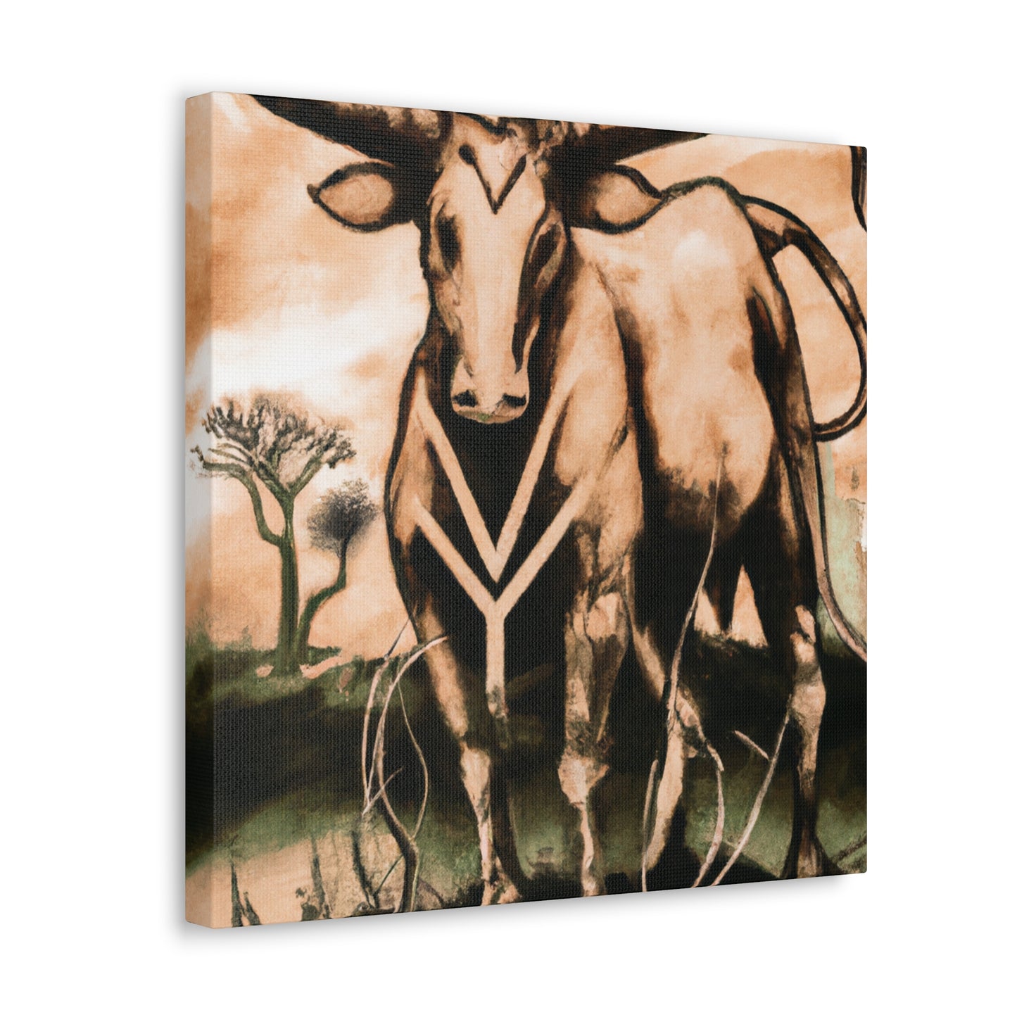 "Texas Longhorns Majestic Majesty" - Canvas