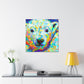 Polar Bear in Fauve - Canvas