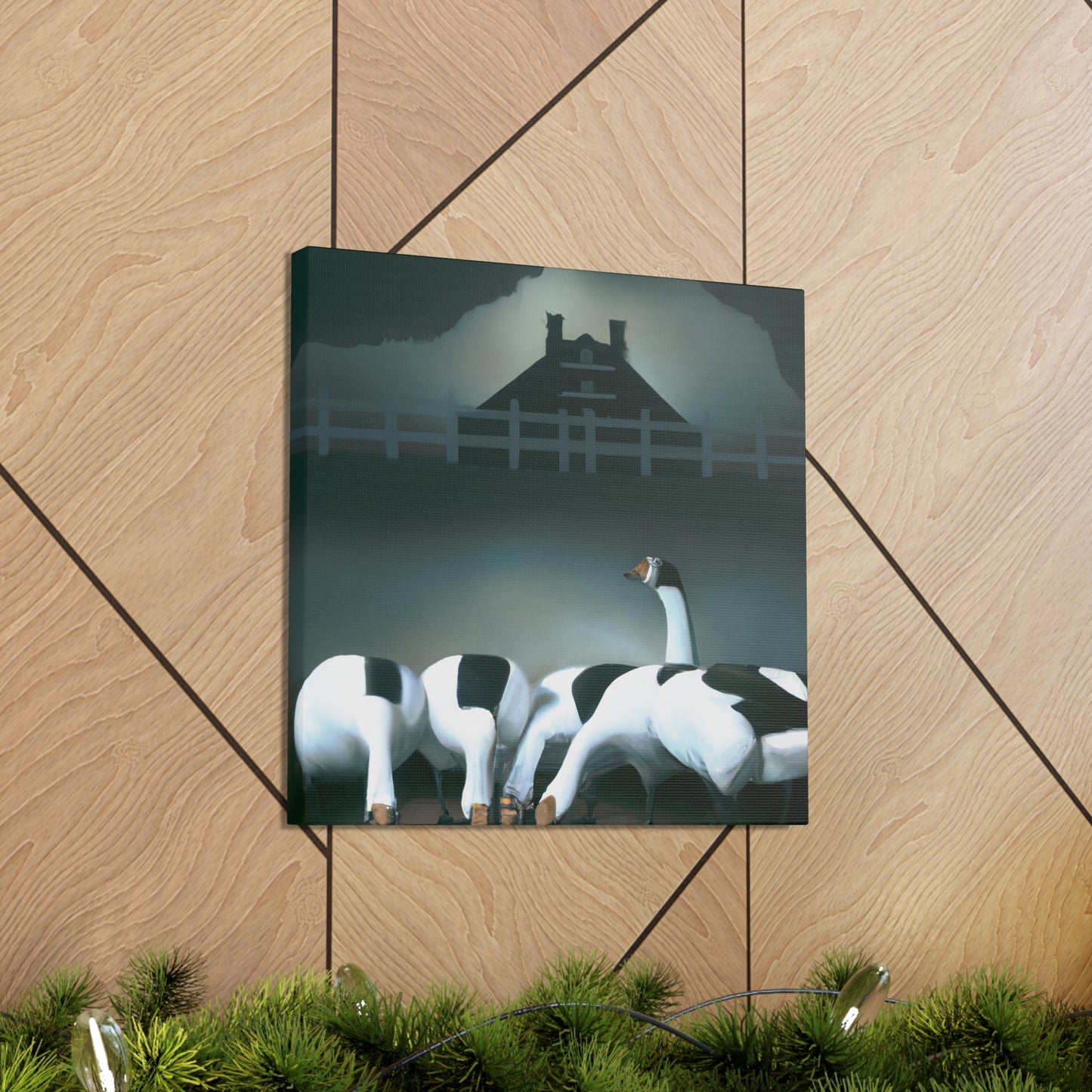 Geese in the Golden Age - Canvas